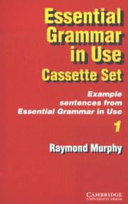 Cover of: Essential Grammar in Use, Cassette-Set, 2 Cassetten by Raymond Murphy, Raymond Murphy