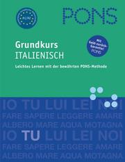 Cover of: PONS Großer Anfängerkurs Italienisch. Inkl. 4 CDs.