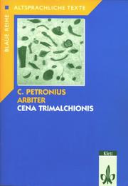 Cover of: Cena Trimalchionis.