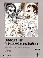 Lesekurs für Geisteswissenschaftler by Marie-Luise Brandi