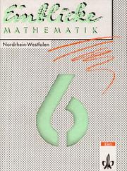 Cover of: Einblicke Mathematik, Ausgabe Nordrhein-Westfalen, EURO, 6. Schuljahr