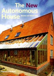 Cover of: The New Autonomous House by Brenda Vale, Robert Vale