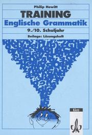Cover of: Training, Englische Grammatik, 9./10. Schuljahr