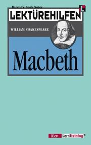 Cover of: Lektürehilfen Macbeth.