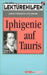 Cover of: Lektürehilfen Iphigenie auf Tauris.