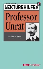 Cover of: Lektürehilfen Professor Unrat.