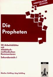 Cover of: Arbeitsblätter Religion. Die Propheten.