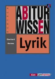 Cover of: Abiturwissen, Lyrik