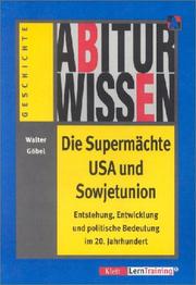 Cover of: Abiturwissen, Die Supermächte USA und Sowjetunion