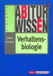 Cover of: Abiturwissen, Verhaltensbiologie