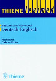 Cover of: Thieme Leximed: Medical Dictionary by P. Reuter, C. Reuter