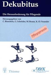 Cover of: Dekubitus. Herausforderung für Pflegende.