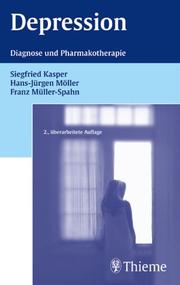 Cover of: Depression - Diagnose und Pharmakotherapie.