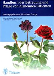 Cover of: Handbuch der Betreuung und Pflege von Alzheimer- Patienten.