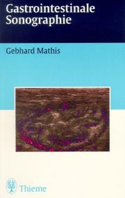 Cover of: Gastrointestinale Sonographie.