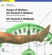 Cover of: Range of Motion-AO ASIF Netral-O Method