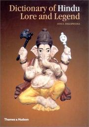 Cover of: Dictionary of Hindu Lore and Legend by Anna L. Dallapiccola