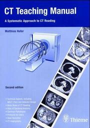 CT Teaching Manual by M. Hofer