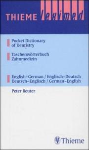 Cover of: Pocket Dictionary of Dentistry; Taschenworterbuch Zahnmedizin