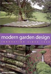 Cover of: Modern garden design: innovation since 1900