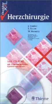 Cover of: Checklisten der aktuellen Medizin, Checkliste Herzchirurgie