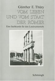 Cover of: Vom Leben und vom Staat der Römer