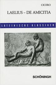 Cover of: Laelius de amicitia by Cicero