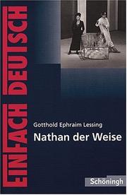 Cover of: Nathan der Weise. Mit Materialien. (Lernmaterialien)