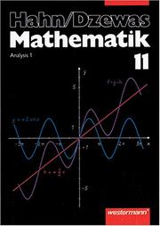 Cover of: Hahn/Dzewas, Mathematik für die Sekundarstufe II, Grundkurs Analysis