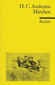 Cover of: Märchen by Hans Christian Andersen