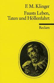 Cover of: Faust's Leben, Taken