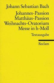 Cover of: Matthaus Passion by 