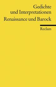 Cover of: Renaissance and Barock by Gedichte