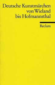 Cover of: Zauberei im Herbste. Deutsche Kunstmärchen von Wieland bis Hofmannsthal