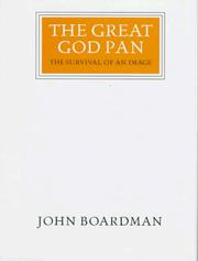 Cover of: The great god Pan by John Boardman