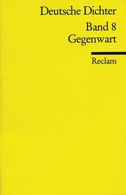 Cover of Deutsche Dichter VIII. Gegenwart.