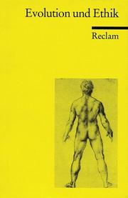 Cover of: Evolution und Ethik. by Kurt Bayertz