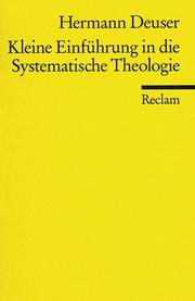 Cover of: Kleine Einführung in die Systematische Theologie.