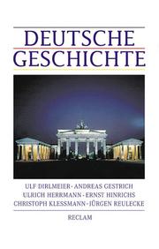 Cover of: Deutsche Geschichte.