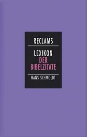 Cover of: Reclams Lexikon der Bibelzitate.