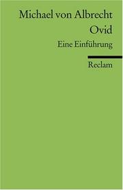 Cover of: Ovid. Eine Einführung. by Michael von Albrecht