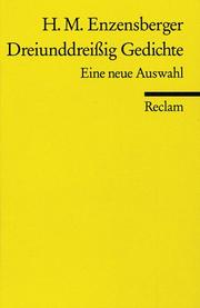 Cover of: Dreiunddreissig Gedichte