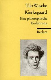 Cover of: Kierkegaard. Eine philosophische Einführung.