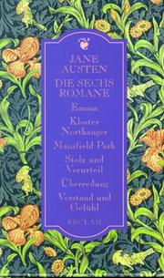 Cover of: Die sechs Romane. by Jane Austen