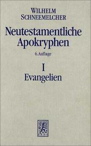 Cover of: Neutestamentarische Apokryphen. In deutscher Übersetzung.