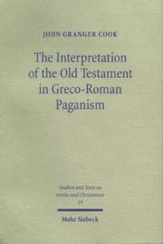 Cover of: Interpretation of the Old Testament in Greco-roman Paganism (Studien Und Texte Zu Antike Christentum)