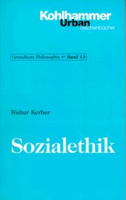 Cover of: Sozialethik. ( Grundkurs Philosophie, 13).