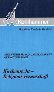 Cover of: Grundkurs Theologie X/1. Kirchenrecht. Religionswissenschaft.