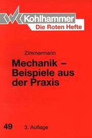 Cover of: Die Roten Hefte, Bd.49, Mechanik, Beispiele aus der Praxis