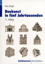 Cover of: Baukunst in fünf Jahrtausenden.